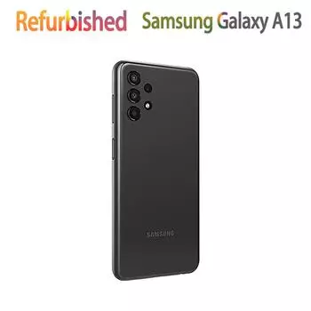 Восстановленный мобильный телефон Samsung Galaxy A13 A135F 3 ГБ ОЗУ 32 ГБ ПЗУ 50 МП 6,6 дюйма Simple Set чёрный