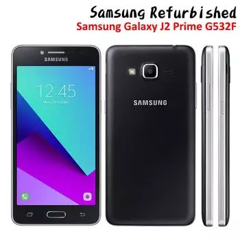 Восстановленный мобильный телефон Samsung Galaxy J2 Prime G532F на базе Android, одна SIM-карта, 8 ГБ ПЗУ, 1,5 ГБ ОЗУ, сенсорный экран