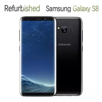 Восстановленный мобильный телефон Samsung Galaxy S8 G950F G950U 4 ГБ ОЗУ 64 ГБ ПЗУ 5,8 дюйма 12 МП 3000 мАч G950U Simple Set чёрный