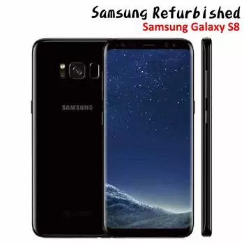 Восстановленный мобильный телефон Samsung Galaxy S8 G950U 5,8 дюйма, 4 ГБ ОЗУ, 64 ГБ ПЗУ, версия для США, одна SIM-карта