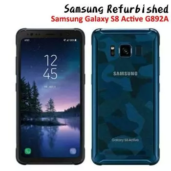 Восстановленный мобильный телефон Samsung S8 Active G892A, 4 ГБ ОЗУ, 64 ГБ ПЗУ, одна SIM-карта, 5,8 дюйма, разблокированный телефон
