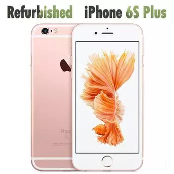 Восстановленный оригинальный мобильный телефон Apple iPhone 6S Plus 2 ГБ ОЗУ 16/32/64/128 ГБ ПЗУ 16GB simple set серый