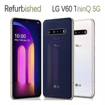 Восстановленный оригинальный мобильный телефон LG V60 ThinQ 5G 8 ГБ ОЗУ 128 ГБ ПЗУ
