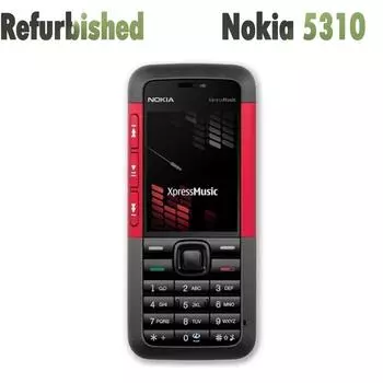 Восстановленный оригинальный мобильный телефон Nokia 5310 XpressMusic Simple Set чёрный