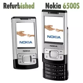 Восстановленный оригинальный мобильный телефон Nokia 6500 Slide