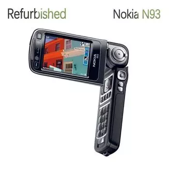 Восстановленный оригинальный мобильный телефон Nokia N93 3G Simple Set серебряный