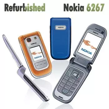Восстановленный оригинальный мобильный телефон Nokia 6267