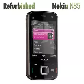 Восстановленный оригинальный мобильный телефон Nokia N85 слайдер