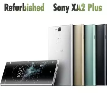 Восстановленный оригинальный мобильный телефон Sony Xperia XA2 Plus с двумя SIM-картами H4413 H4493 6,0 дюйма, 32 ГБ ПЗУ, 4 ГБ ОЗУ, мобильный телефон