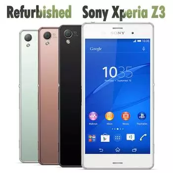 Восстановленный оригинальный мобильный телефон Sony Xperia Z3 D6603 4G, 16 ГБ, 3 ГБ ОЗУ, мобильный телефон