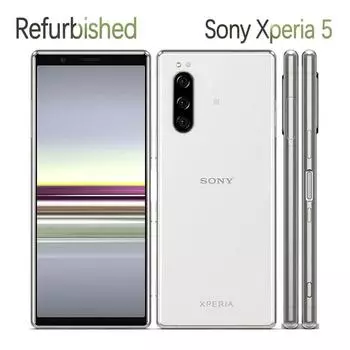Восстановленный оригинальный мобильный телефон Sony Xperia 5 J8210 с одной SIM-картой J9210 с двумя SIM-картами, 4G, 6 ГБ ОЗУ, 128 ГБ ПЗУ