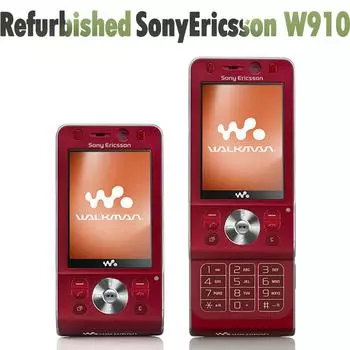Восстановленный оригинальный мобильный телефон Sony Ericsson W910 GMS 3G Simple Set чёрный