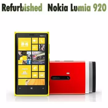 Восстановленный разблокированный оригинальный мобильный телефон Nokia Lumia 920 с GPS, Wi-Fi, 32 ГБ ПЗУ, 1 ГБ ОЗУ, камера 8 МП