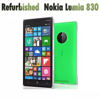 Восстановленный разблокированный оригинальный мобильный телефон Nokia Lumia 830, 5,0 дюйма, 16 ГБ ПЗУ, четырехъядерный процессор, 10 МП, WIFI, GPS, мобильный телефон