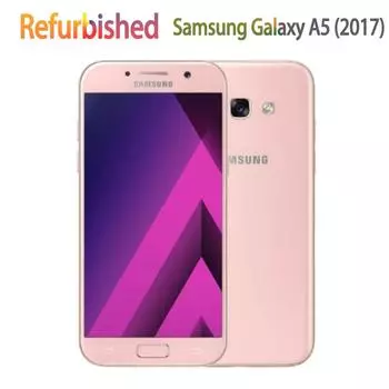 Восстановленный Samsung Galaxy A5 (2017) Мобильный телефон A520F 3 ГБ ОЗУ 32 ГБ ПЗУ Simple Set чёрный