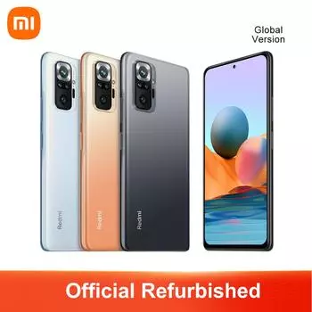 Восстановленный смартфон Xiaomi Redmi Note 10 Pro, глобальная версия