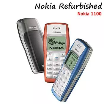 Восстановленный сотовый телефон Nokia Android Мобильные телефоны Nokia 1100