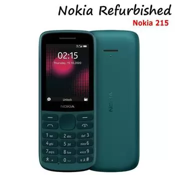 Восстановленный сотовый телефон Nokia Android сотовый телефон Nokia 215 LTE 4G мобильные телефоны 1150 мАч с двумя SIM-картами