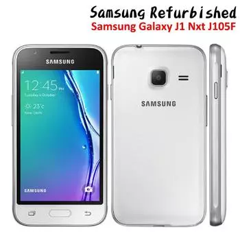 Восстановленный сотовый телефон Samsung Galaxy J1 Nxt SM-J105F с двумя SIM-картами, 1 ГБ ОЗУ, 8 ГБ ПЗУ, смартфоны, мобильный телефон 4,0 дюйма