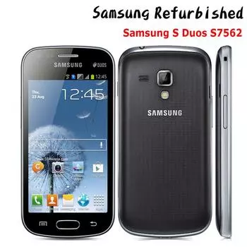 Восстановленный сотовый телефон Samsung Galaxy S Duos S7562, смартфон с двумя SIM-картами