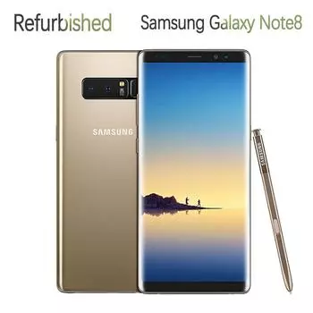 Восстановленный телефон Samsung Galaxy Note8 N950FD 4G Android Exynos, восьмиядерный процессор 6,3 дюйма, двойной 12 МП ОЗУ, 6 ГБ ПЗУ, 128 ГБ/256 ГБ NFC, мобильный телефон