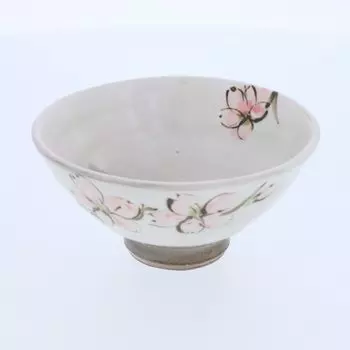 ВОСТОЧНАЯ настольная чаша 12 см японская столовая посуда цветущая вишня (восточный стол) ручной росписью