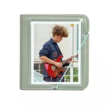 VOVMOEYA 28 фотоальбом для Fujifilm instax wide для Polaroid Instant Instax Album Mini дюймовый размер 93 г легкий Instax Wide карманный фотоальбом зеленый