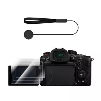 VOVMOEYA Стеклянная пленка, совместимая с Lumix Упаковка защитной пленки Panasonic Lumix, совместимая с G99II Защитная пленка для экрана Lumix LCD Защитный ЖК-дисплей
