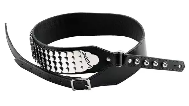 VOX guitar python strap leather PYTHON STRAP V822 black black