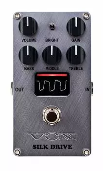 VOX Компактный эффектор для электрогитары SILK DRIVE VE-SD Silk Drive Vacuum Tube Clean Crunch Overdrive с Nutube