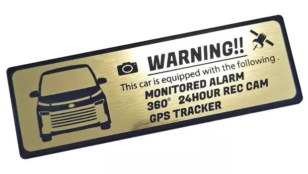 Voxy 90 Series Toyota Security Sticker Car Security Luxury Car VIP 24-часовой мониторинг GPS-трекер Anti-Theft (Золото)