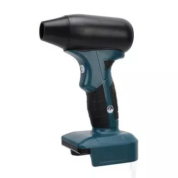 Воздуходувка Jet Dry Blower 18 В, высокая мощность, 130000 об/мин, бесщеточный двигатель, мощный ручной пылесос со сжатым воздухом для синий