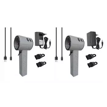 Воздуходувка Jet Dry Blower Бесщеточный двигатель 1,4 кг/с Тяга 135 м/с Скорость ветра 1000 Вт Большая мощность 11 лопастная мини-турбина US Plug 100240V