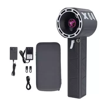 Воздуходувка Jet Dry Blower, мощная тяга 1400 г, плавная регулировка скорости, аккумулятор 8000 мАч, промышленная турбовоздуходувка US Plug 100240V