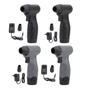 Воздуходувка Jet Dry Blower с бесщеточным двигателем 200 Вт 135000 об/мин, плавная регулировка скорости, 2500 мАч, ручной струйный турбо F Black EU Plug