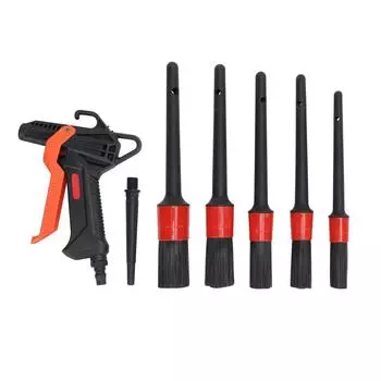 Воздуходувка высокого давления с 5 щетками от 80 до 160 фунтов на кв. дюйм, долговечная, удобная ручка для автомобиля