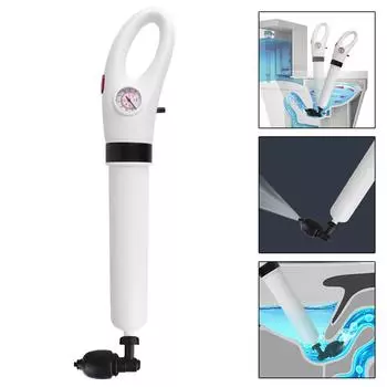 Воздухоочиститель для слива, вантуз, прочиститель канализационных труб, вантуз высокого давления, устройство для удаления засоров, устройство для удаления засоров White