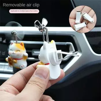 Воздухоотводчик Ароматерапия Зажим Портативный Креативный Мультфильм Милая Форма Автомобильные Аксессуары Освежитель Воздуха Универсальный