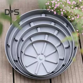 Воздухопроницаемый дренажный поддон для растений, устойчивый современный поддон для домашнего садоводства M бежевый