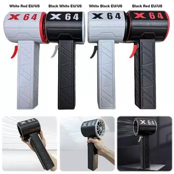 Воздуховод турбореактивный вентилятор 64 мм бесщеточный двигатель 8000 мАч электрический мощный пылеуловитель перезаряжаемый автомобильный мощный воздуходув для дома и улицы автомобиля us черный белый