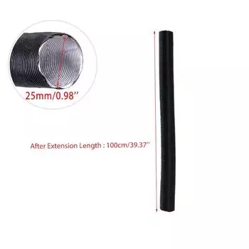 Воздухозаборник на выходе выхлопной стрейч гофрированный шланг гибкий сгорания 25/42/60/76/90 мм для Webasto Eberspacher авто обогреватель