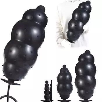 Воздушная инъекция надувная 12 см толщина силиконовая анальная пробка вибратор анальное расширение анальное развитие высокая эластичность шероховатая поверхность полностью водонепроницаемая для