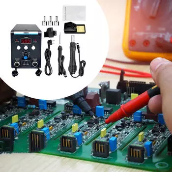 Воздушная паяльная станция и комплект паяльника высокой мощности 760 Вт для поверхностного монтажа микросхем печатных плат