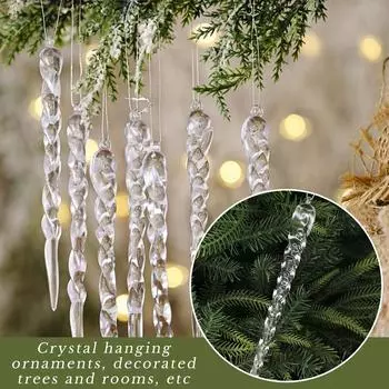 Воздушная подвесная акриловая колибри, свадебная прозрачная хрустальная птица, украшение для потолка дома и отеля One Size белый