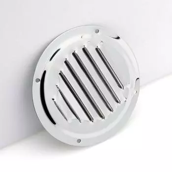 Воздушная решетка, вентиляционная решетка, нержавеющая сталь 316, круглая квадратная решетка для вентиляционной решетки, боковая ручка открыта