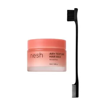 Воздушная текстура воска для волос l невесомый волос мокрые волосы корейский для беременных 50мл, укладка, щетка, разглаживание, волосы, косметика, веганский, розовый