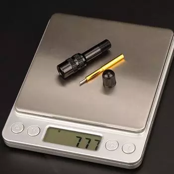 Воздушная вилка надувная удлинительная алюминиевая надувная чёрный