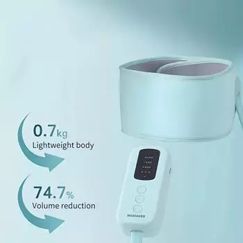 Воздушно-компрессионный массаж для полного расслабления головы - электрический массажер для кожи головы с функцией прогрева и разминания, идеальный подарок для семьи и родителей