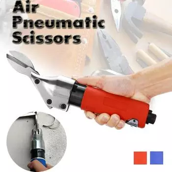 Воздушно-пневматические прямые ножницы, ножницы для резки металла, пила, ветрорез для резки электронных компонентов, штифтовая проволока, 2 цвета синий