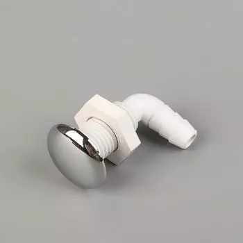 Воздушное сопло струи воздуха ванны с белыми низкопробными аксессуарами массажной ванны белый